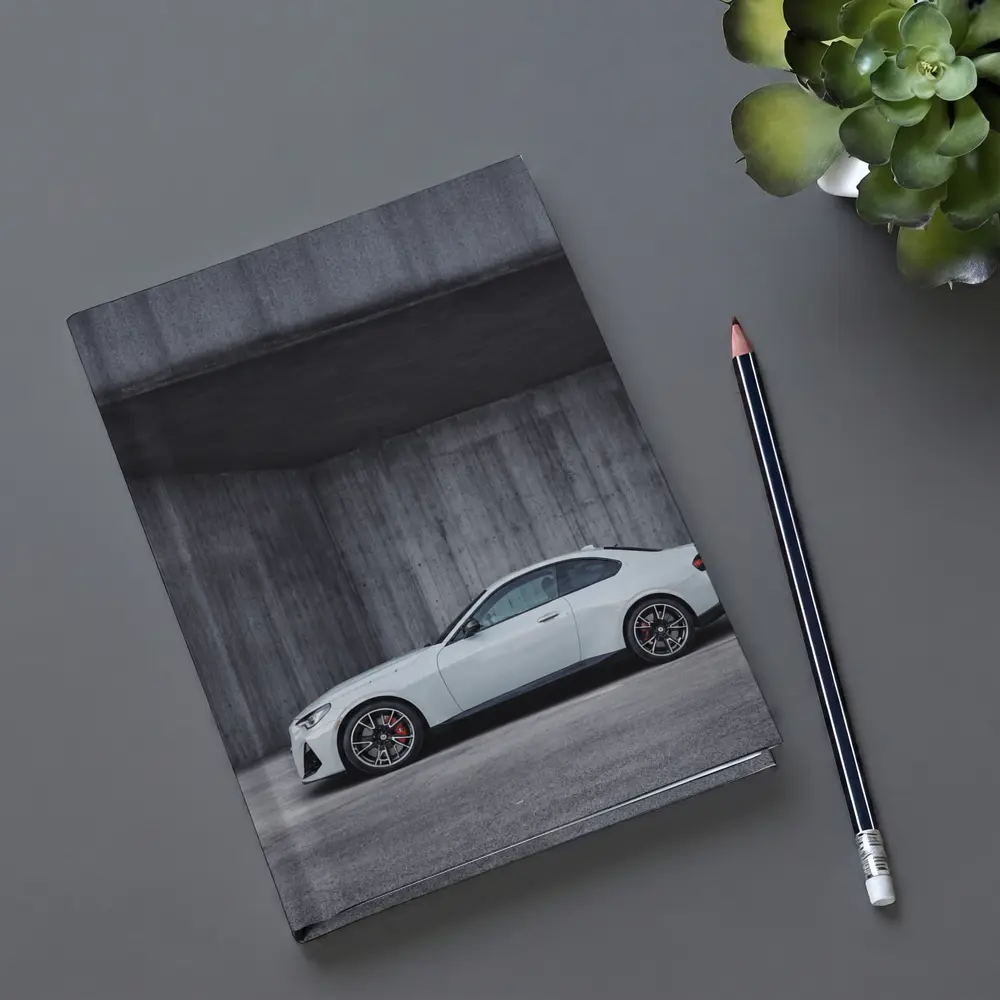 BMW M2 Series Coupe Concrete Wall Background – Notebooks