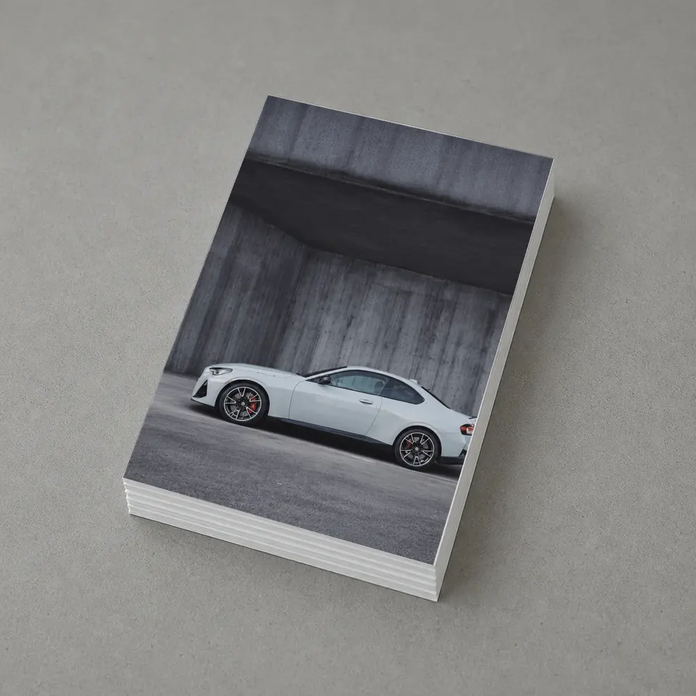 BMW M2 Series Coupe Concrete Wall Background – Postcards