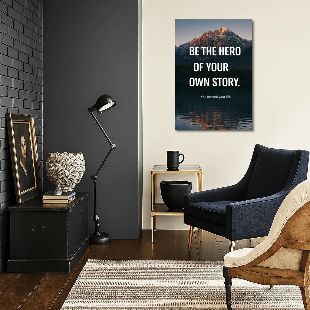 Be The Hero Of Your Own Story – Wall Art