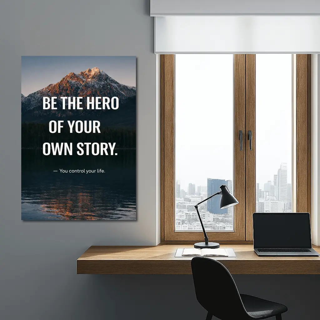 Be The Hero Of Your Own Story – Wall Art