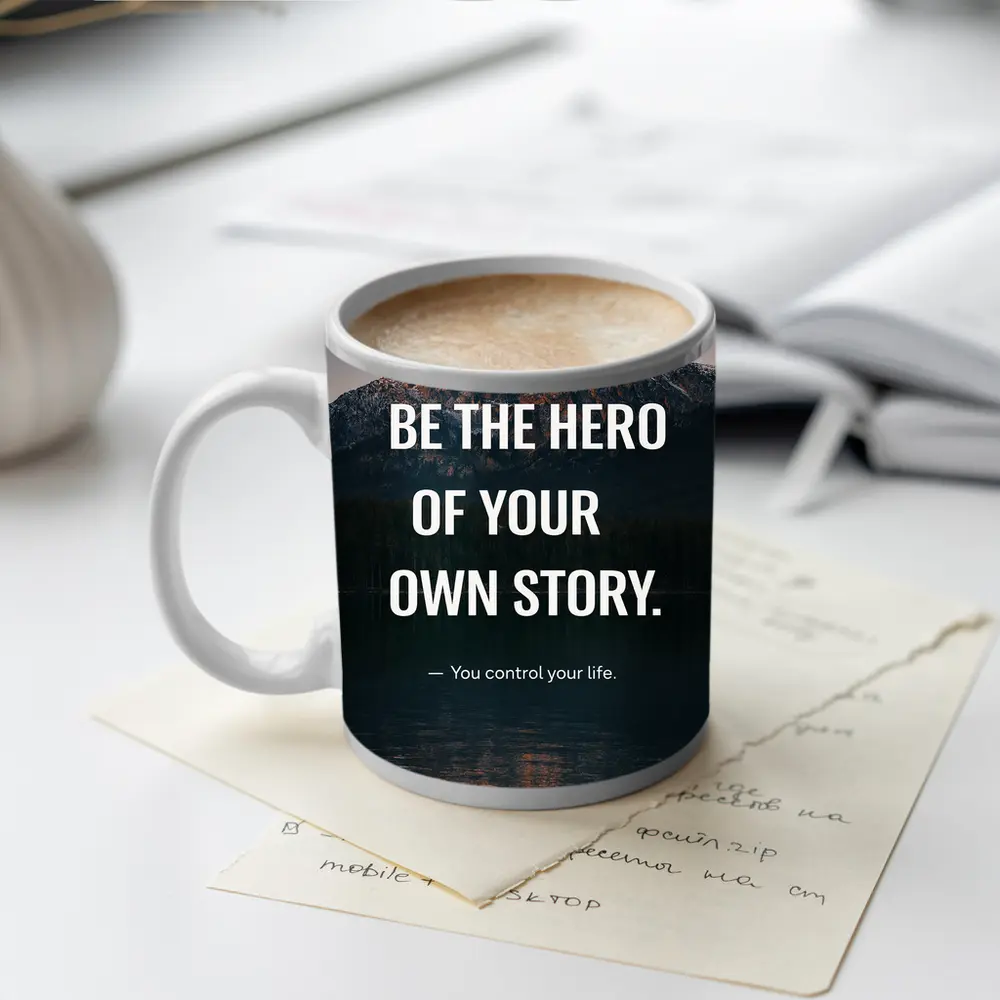 Be The Hero Of Your Own Story – Mugs