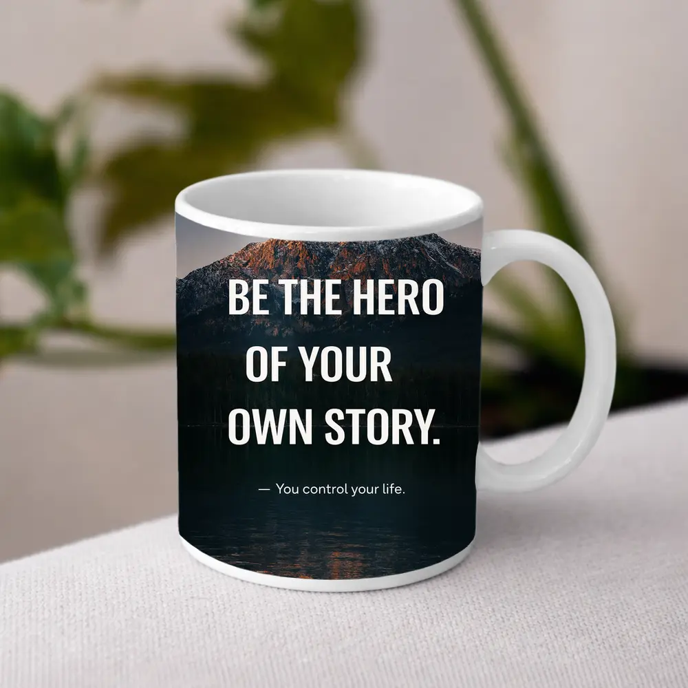 Be The Hero Of Your Own Story – Mugs