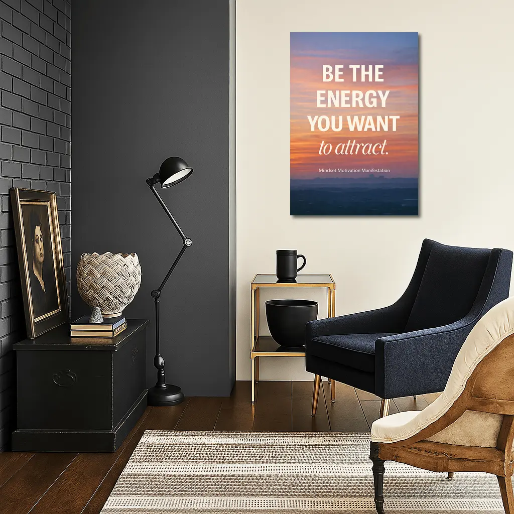 Be The Energy You Want To Attract – Wall Art