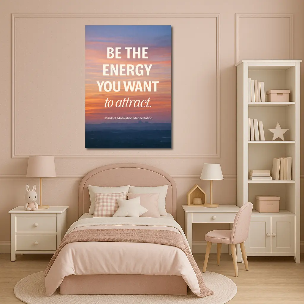 Be The Energy You Want To Attract – Wall Art