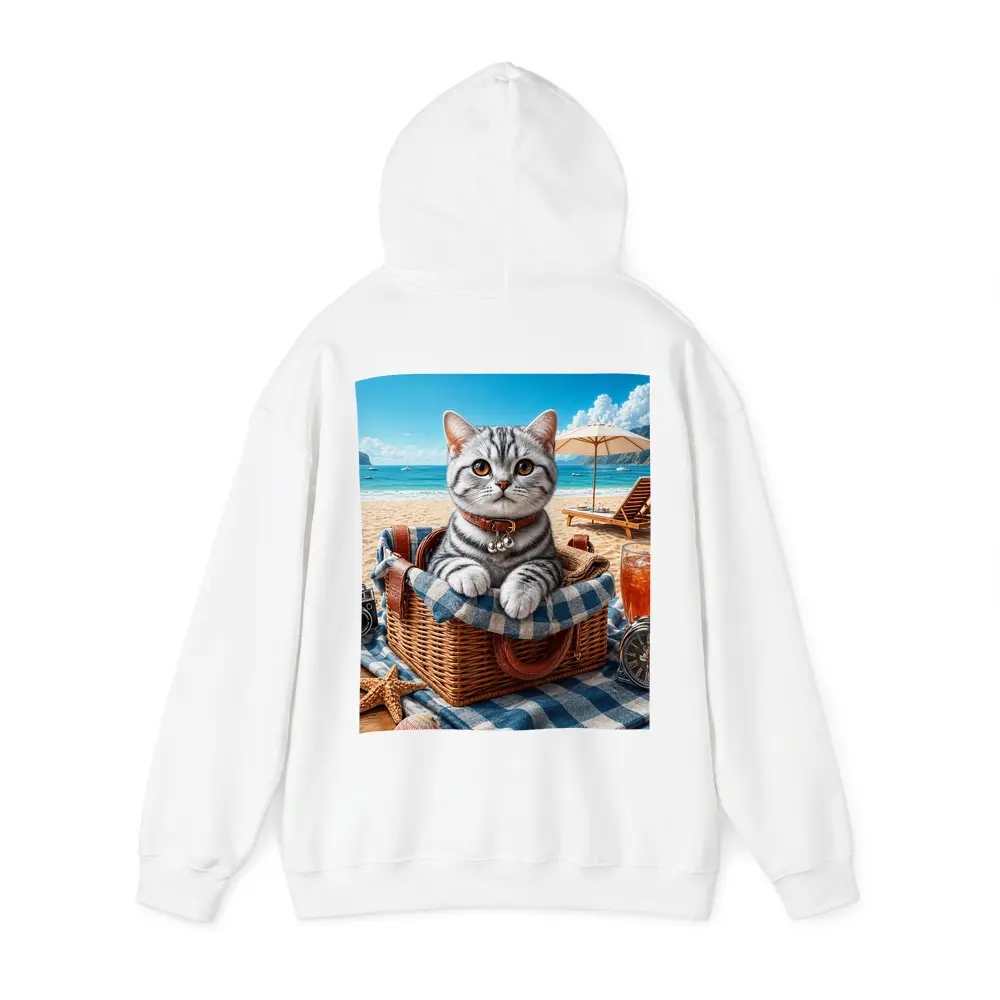 American Shorthair Kitten Beach Picnic Basket – Hoodies