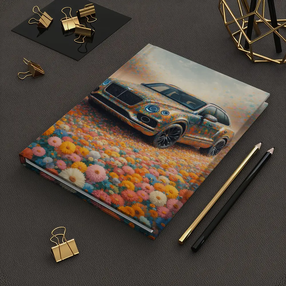 Bentley Bentayga Floral Impressionism Art Print – Notebooks
