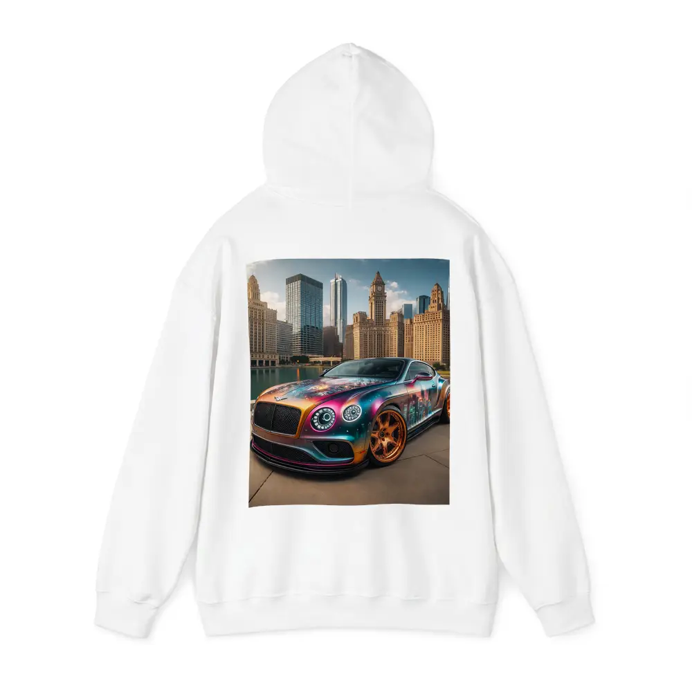 Bentley Continental GT Custom Wrap City Skyline – Hoodies