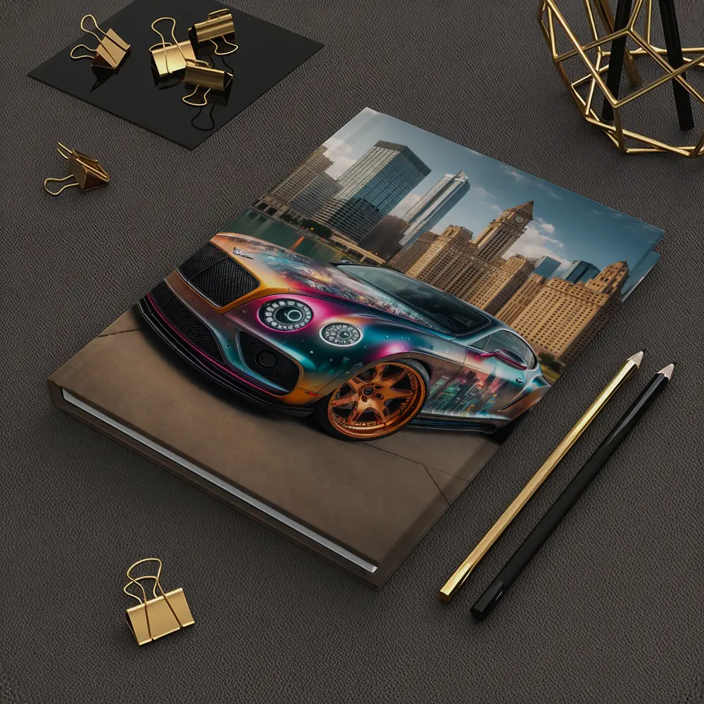 Bentley Continental GT Custom Wrap City Skyline – Notebooks