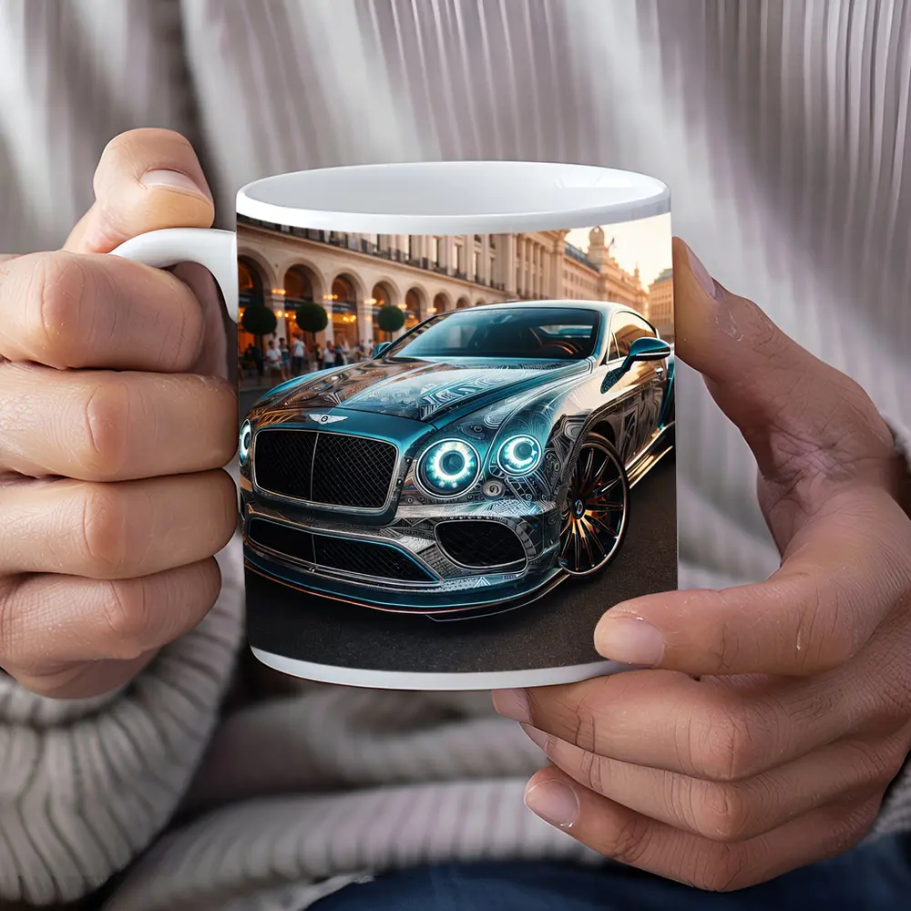 Bentley Continental GT Paris City Street – Mugs