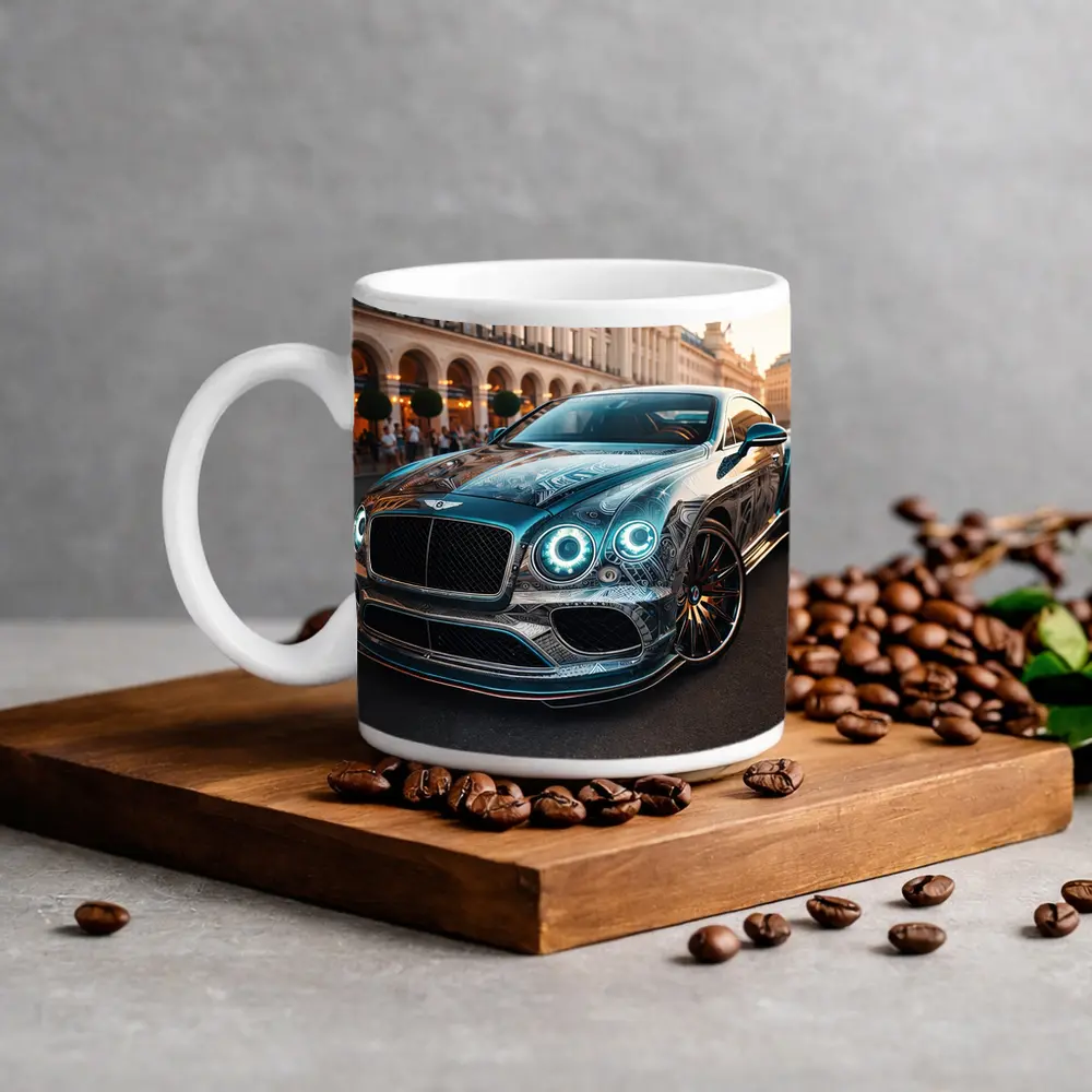 Bentley Continental GT Paris City Street – Mugs