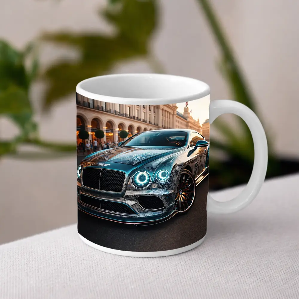 Bentley Continental GT Paris City Street – Mugs
