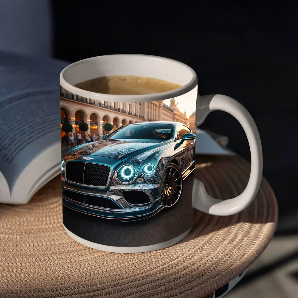 Bentley Continental GT Paris City Street – Mugs