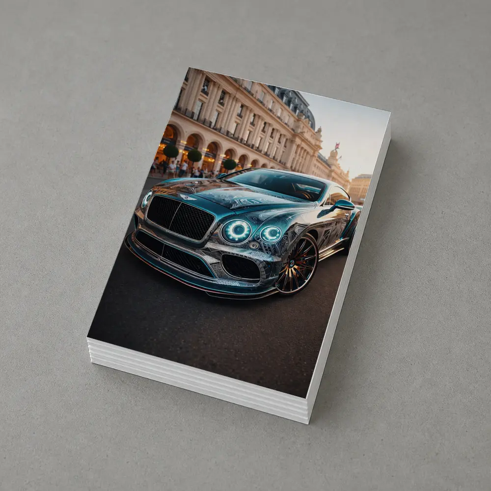 Bentley Continental GT Paris City Street – Postcards