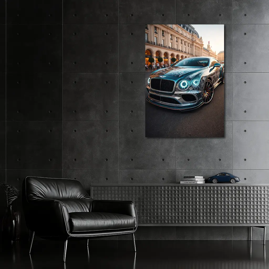 Bentley Continental GT Paris City Street – Wall Art