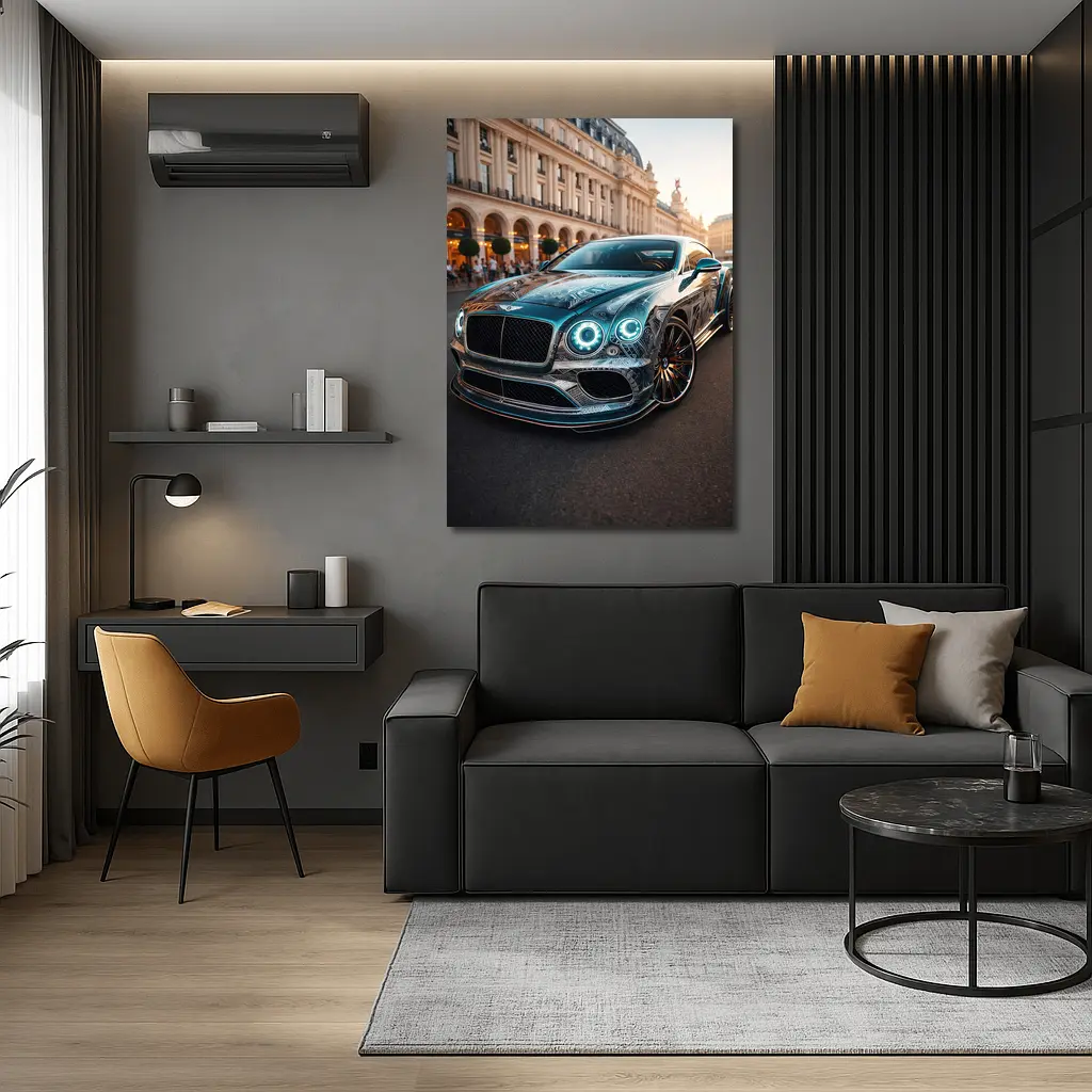 Bentley Continental GT Paris City Street – Wall Art