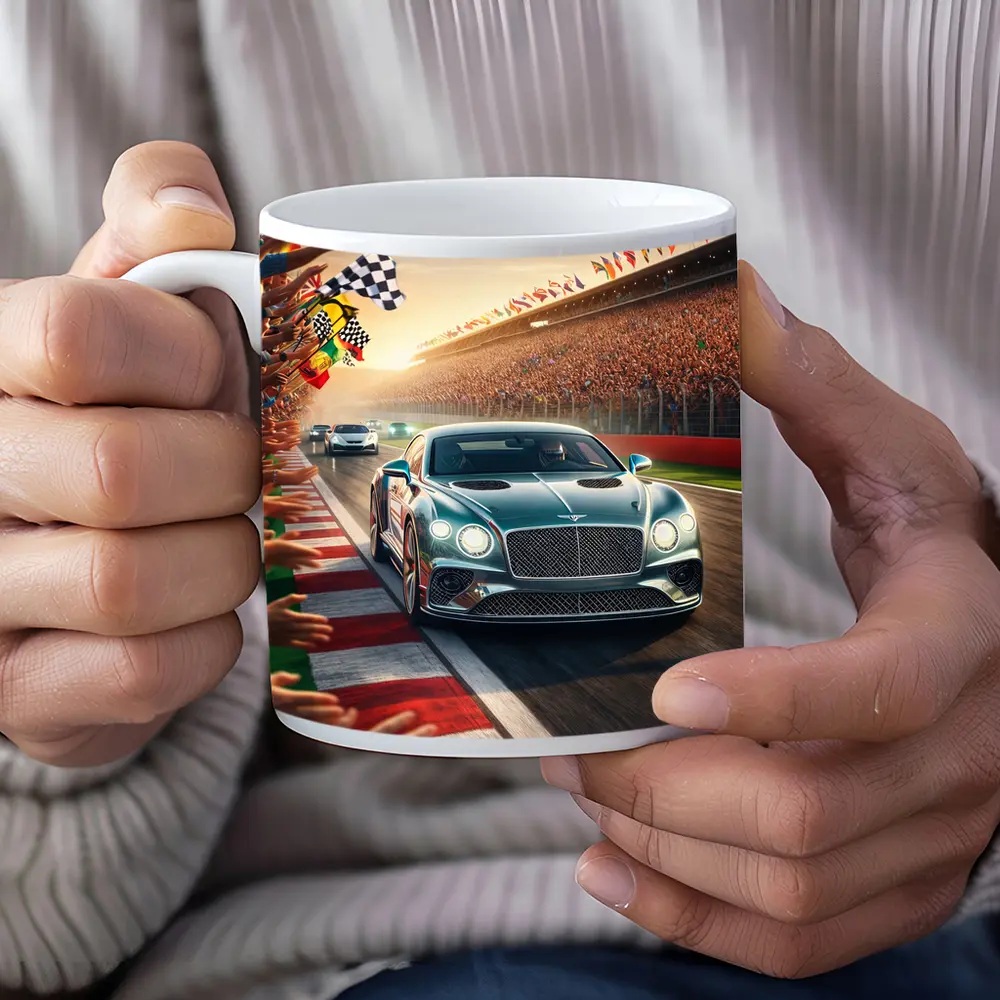 Bentley Continental GT Race Track Crowd – Mugs