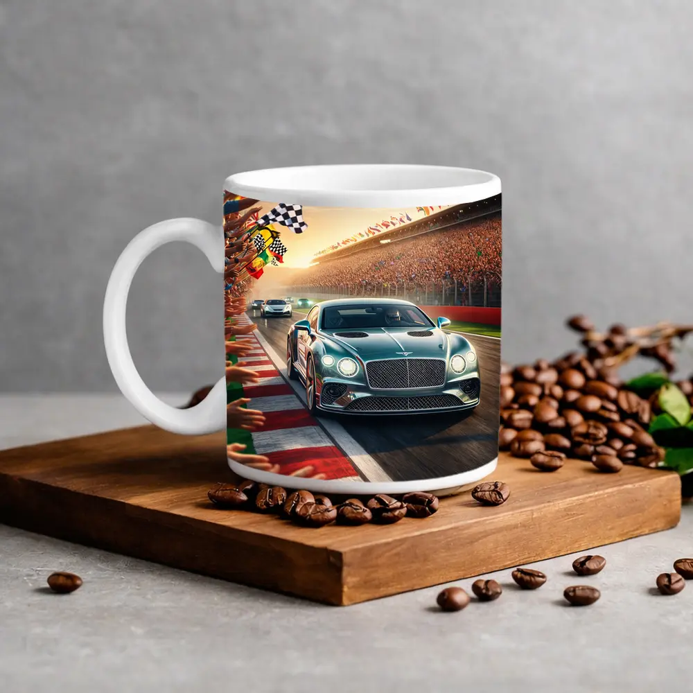Bentley Continental GT Race Track Crowd – Mugs