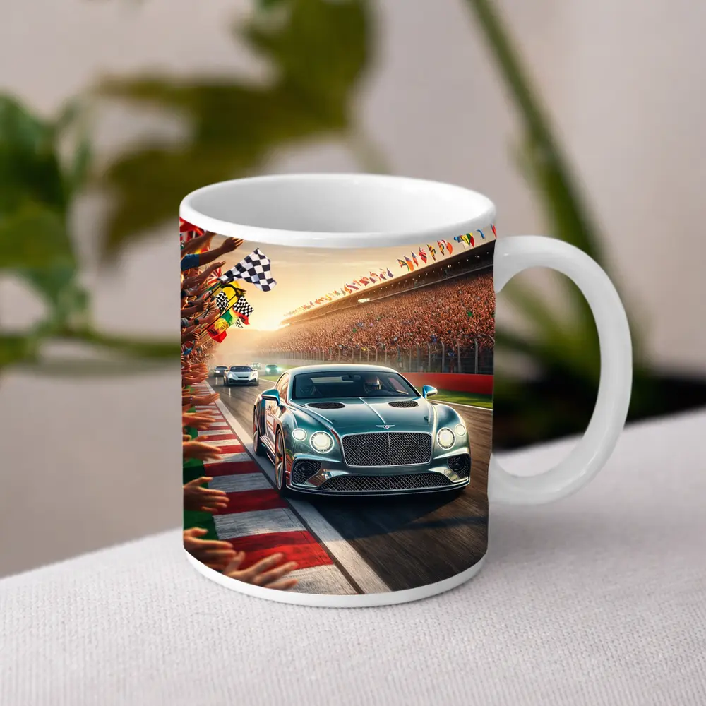 Bentley Continental GT Race Track Crowd – Mugs