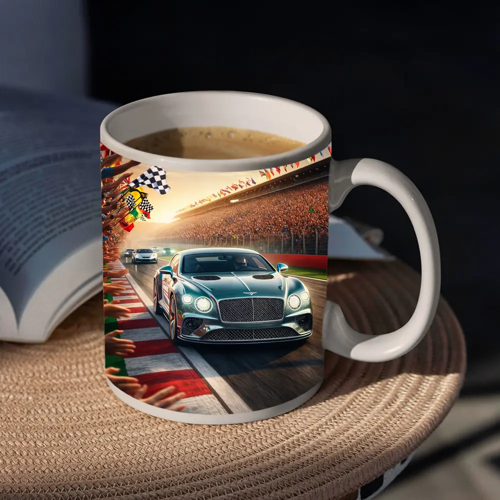 Bentley Continental GT Race Track Crowd – Mugs