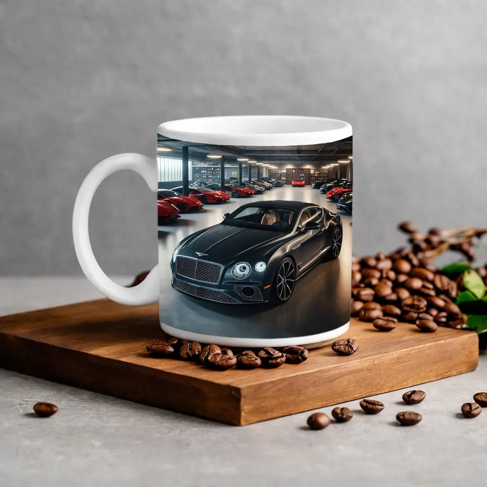 Bentley Continental GT Dark Luxury Car Garage – Mugs