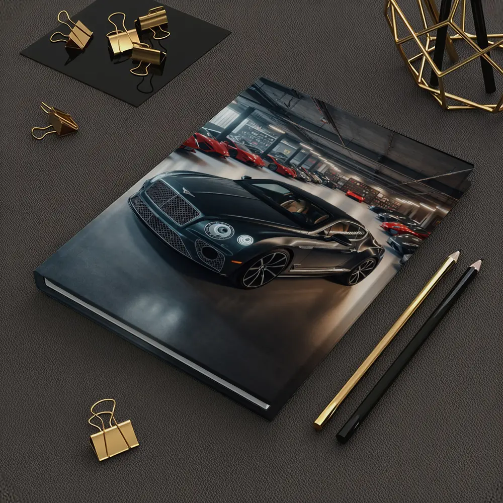 Bentley Continental GT Dark Luxury Car Garage – Notebooks