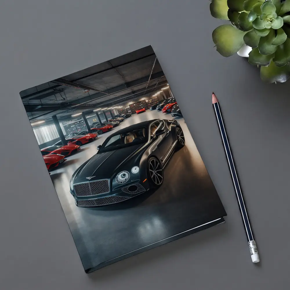 Bentley Continental GT Dark Luxury Car Garage – Notebooks