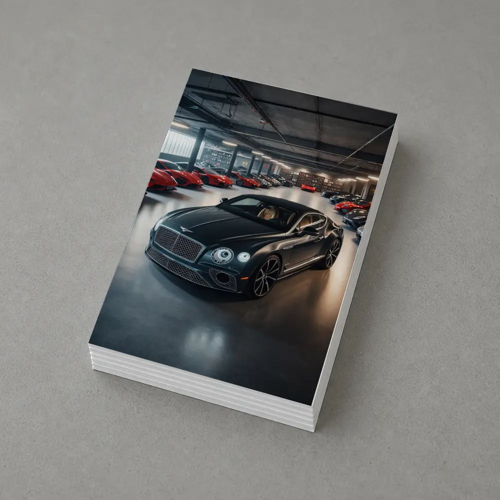 Bentley Continental GT Dark Luxury Car Garage – Postcards