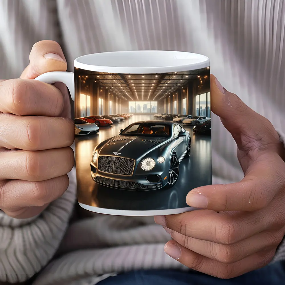 Bentley Continental GT Luxury Garage Showroom – Mugs