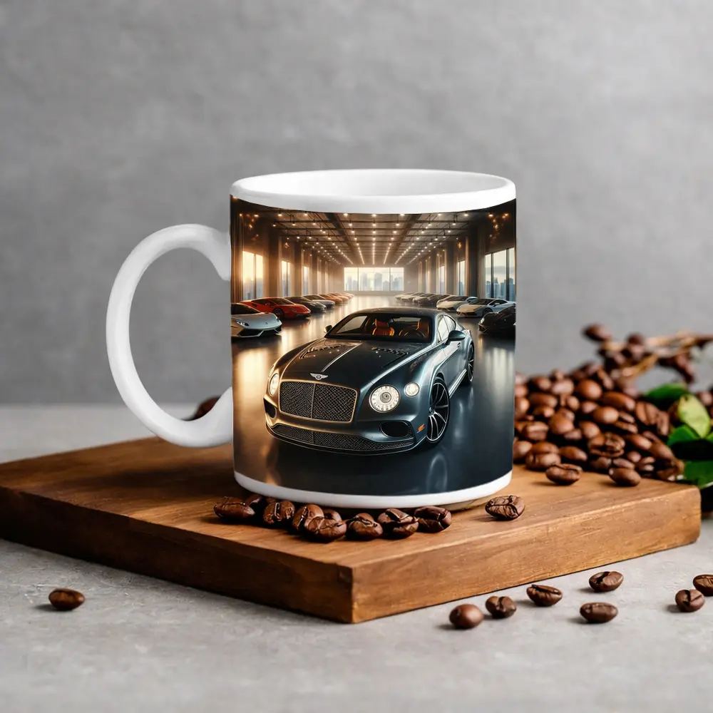 Bentley Continental GT Luxury Garage Showroom – Mugs