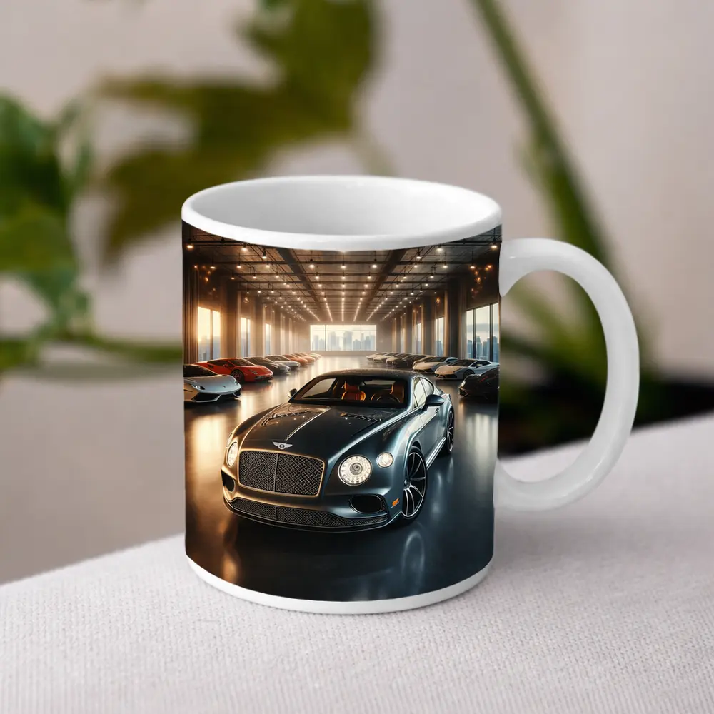 Bentley Continental GT Luxury Garage Showroom – Mugs