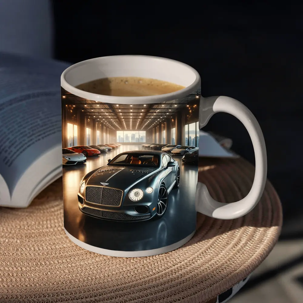Bentley Continental GT Luxury Garage Showroom – Mugs