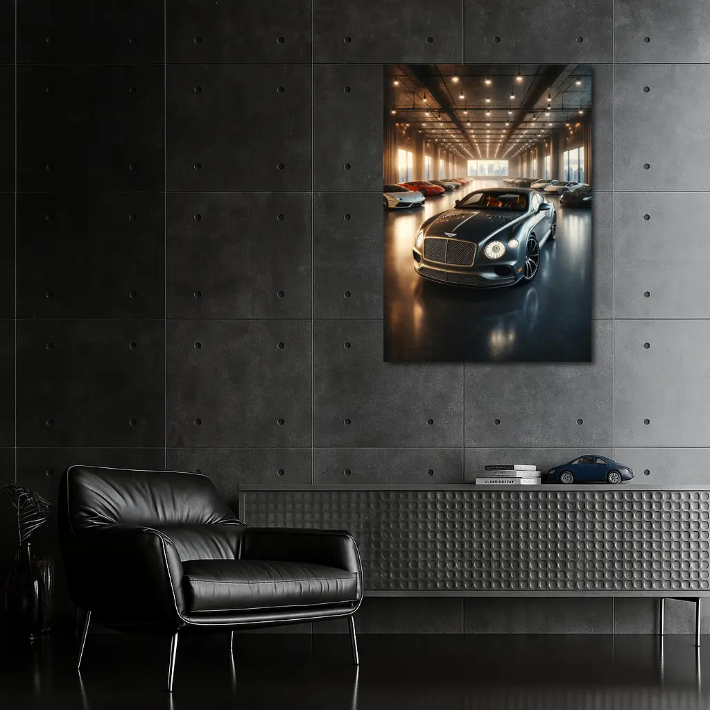 Bentley Continental GT Luxury Garage Showroom – Wall Art