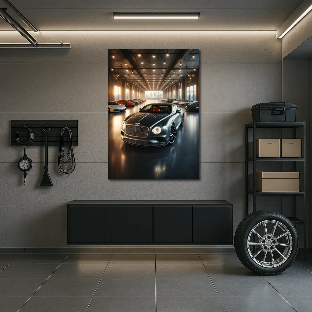 Bentley Continental GT Luxury Garage Showroom – Wall Art