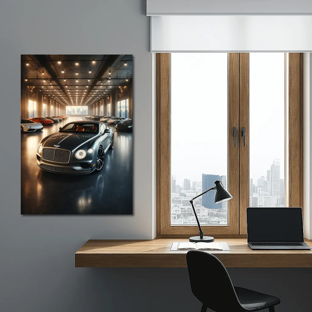 Bentley Continental GT Luxury Garage Showroom – Wall Art