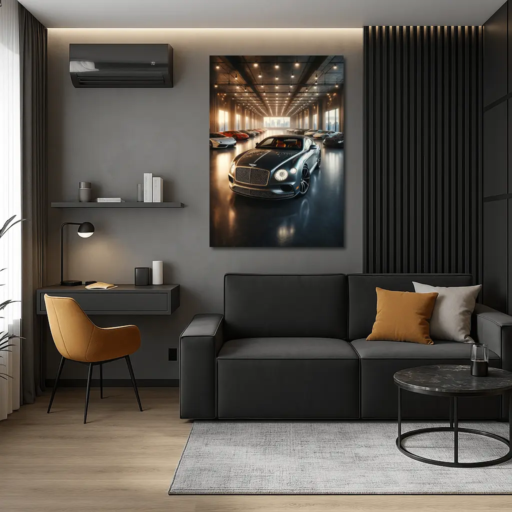 Bentley Continental GT Luxury Garage Showroom – Wall Art