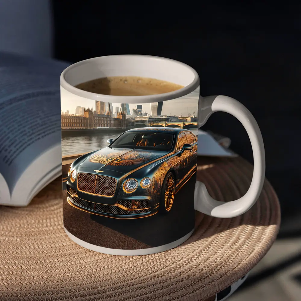 Bentley Flying Spur Gold Art London – Mugs