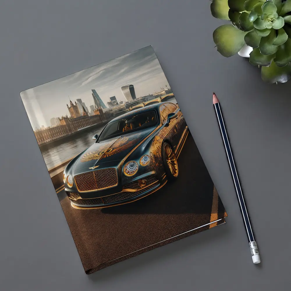 Bentley Flying Spur Gold Art London – Notebooks