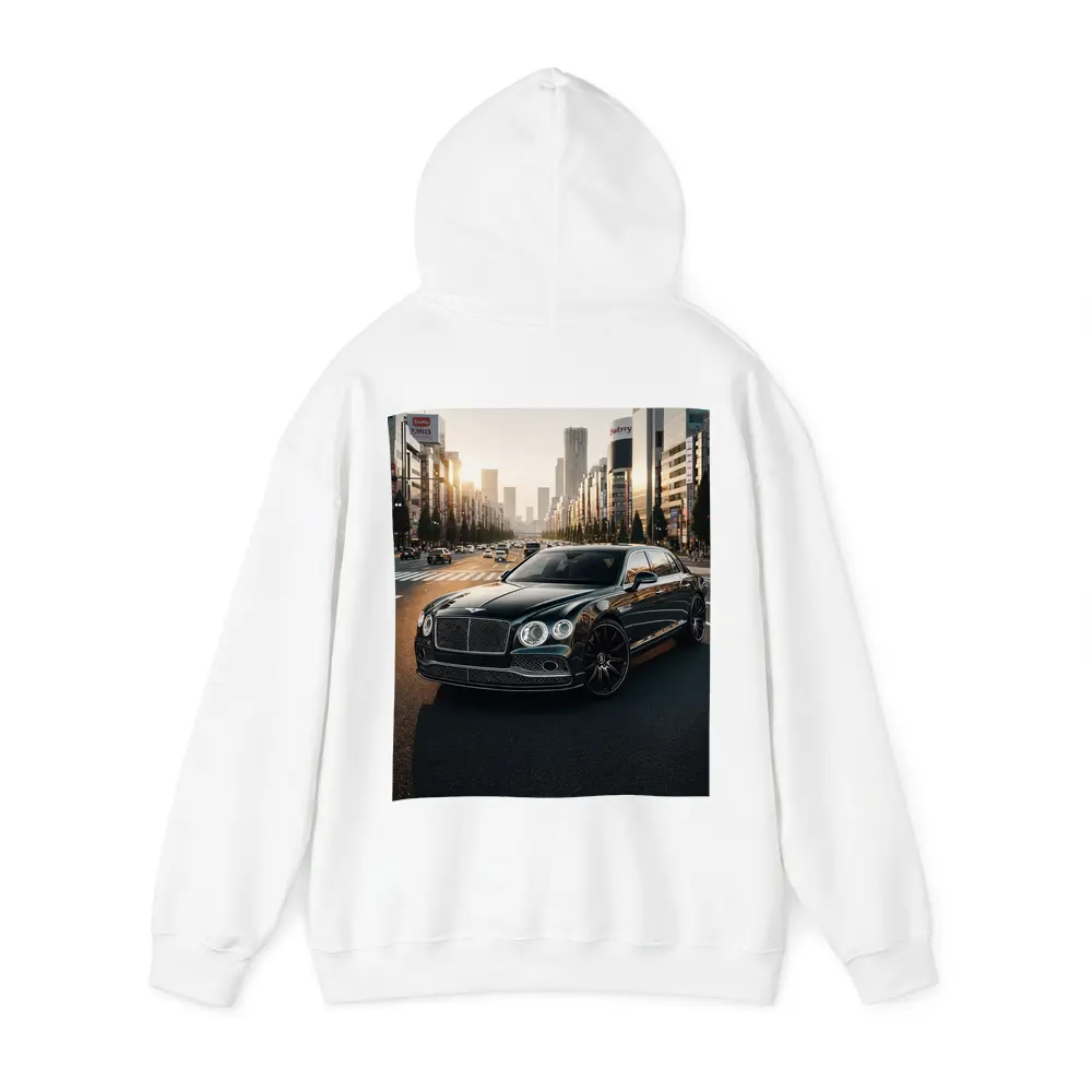 Bentley Flying Spur Black Tokyo City Street – Hoodies