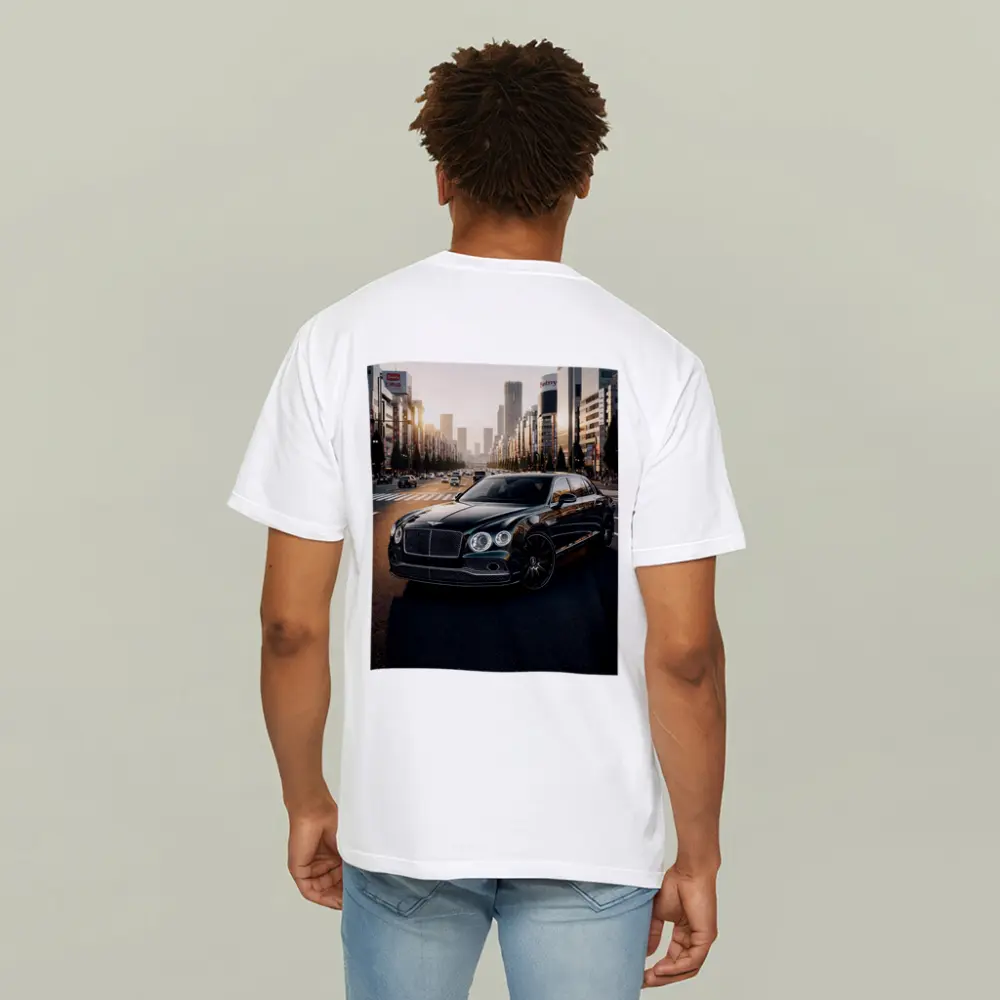 Bentley Flying Spur Black Tokyo City Street – T-Shirts
