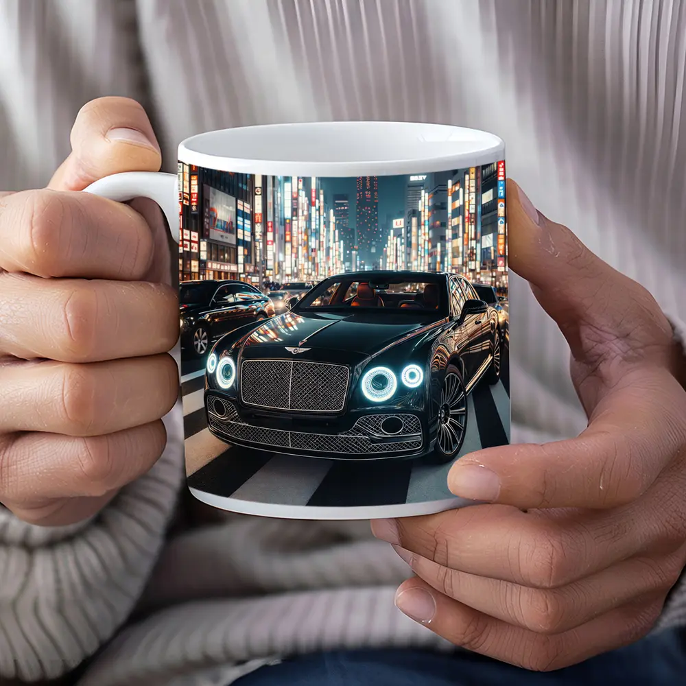Bentley Flying Spur Tokyo City Night – Mugs