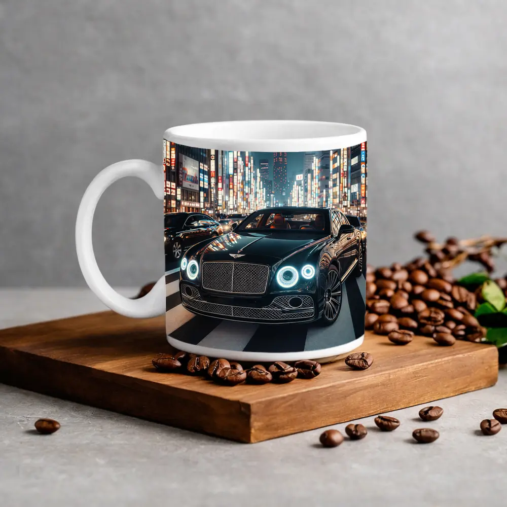 Bentley Flying Spur Tokyo City Night – Mugs