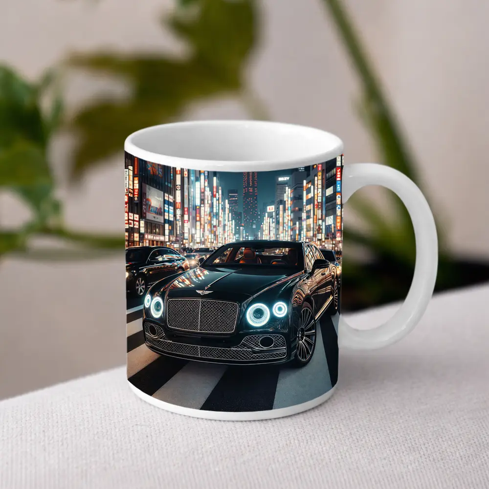 Bentley Flying Spur Tokyo City Night – Mugs