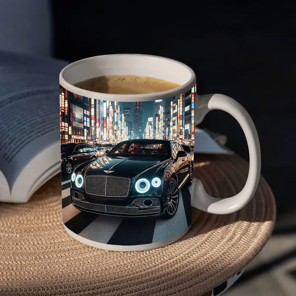 Bentley Flying Spur Tokyo City Night – Mugs