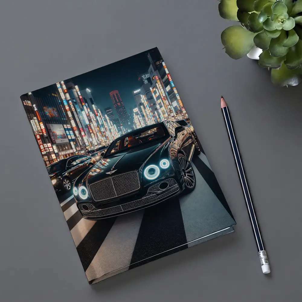 Bentley Flying Spur Tokyo City Night – Notebooks