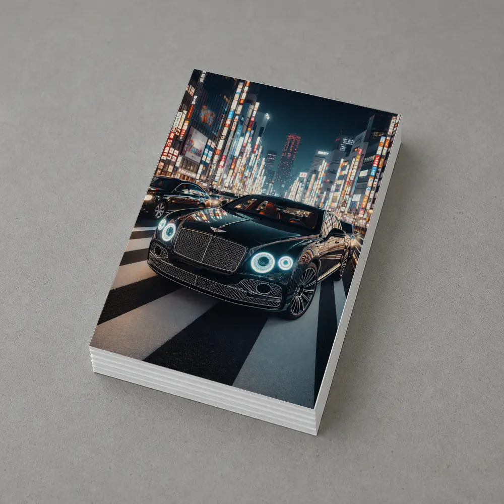 Bentley Flying Spur Tokyo City Night – Postcards