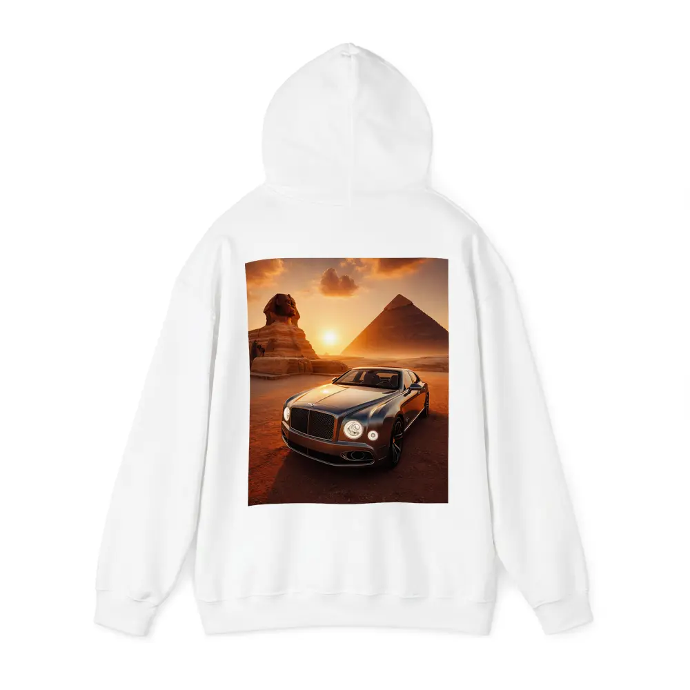 Bentley Mulsanne Egypt Pyramids Sphinx Sunset – Hoodies
