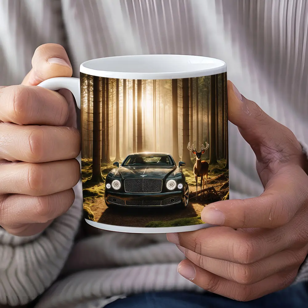 Bentley Mulsanne Dark Green Forest Sunlight – Mugs
