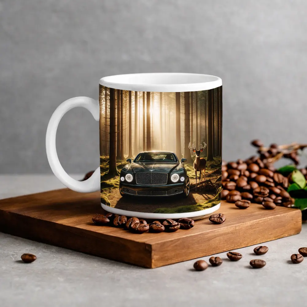 Bentley Mulsanne Dark Green Forest Sunlight – Mugs