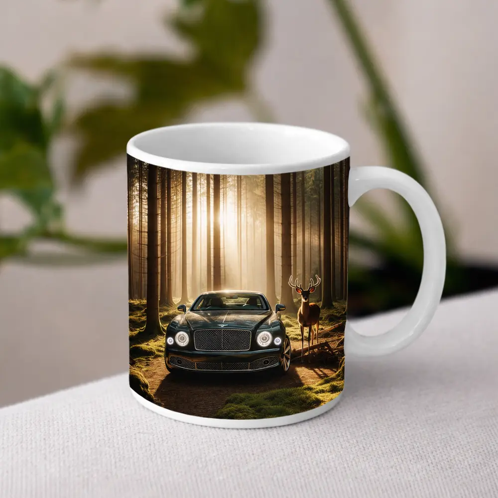 Bentley Mulsanne Dark Green Forest Sunlight – Mugs