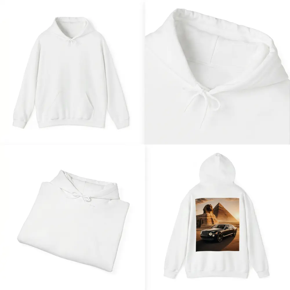 Bentley Mulsanne Black Egypt Pyramids Sphinx – Hoodies